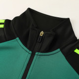 24/25 Man Utd  Black Green Jacket Tracksuit(03)