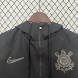 24/25 Corinthians Black Windbreaker