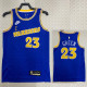 22/23 WARRIORS GREEN #23 Blue Top Quality Hot Pressing NBA Jersey (Retro Logo)