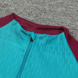 24/25 PSG Sky Blue Kids Half Pull Tracksuit  (童装、半拉链)