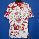 25/26 Japan Red hat kids Fans Soccer Jersey
