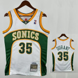 07/08 Thunder DUR ANT # 35 WhiteＲetro Edition Top Quality Hot Pressing NBA Jersey