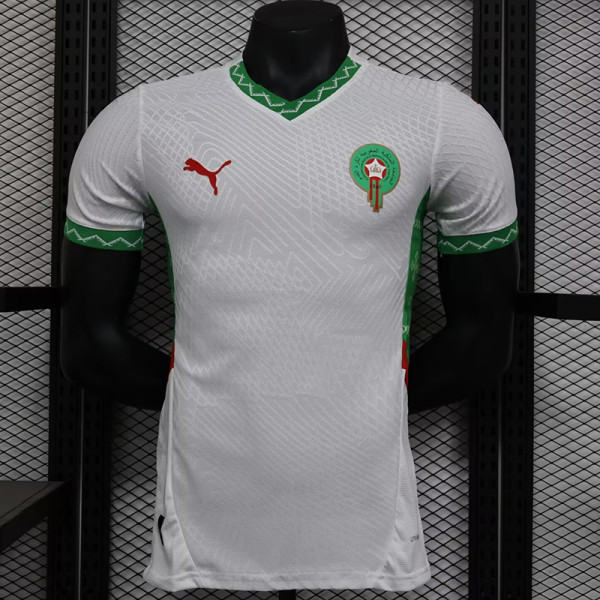 24/25 Morocco Away Player Version Soccer Jersey