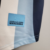 2001MARADONA 10# Argentina Home Retro Soccer Jersey