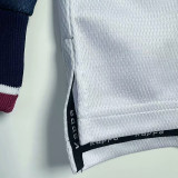 1997/1998 Man City Away Long Sleeve Retro Soccer Jersey