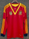 2013 Spain Home  Long Sleeve Retro Soccer Jersey