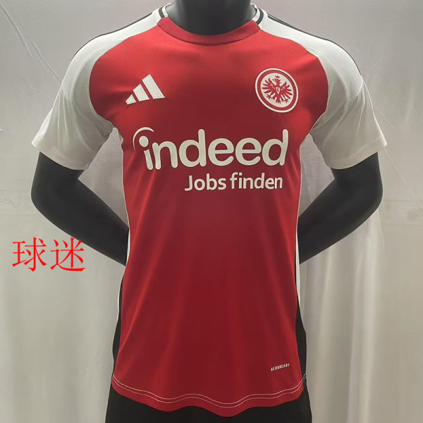 25/26 Frankfurt Home Fans Soccer Jersey