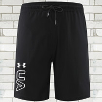 2025 RF-M649  Black Nylon Grid Casual Fitness Shorts#库带UA字