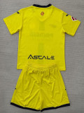 25/26  Villarreal Home   Kids  Soccer Jersey