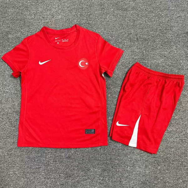 24/25 Turkey  Away Kids Soccer Jersey