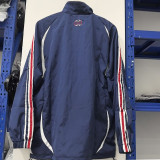 25/26 France Royal Blue Embroidery Retro windbreaker