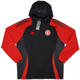 24/25 Internacional Red & Black Hooded Windbreaker