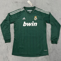 2012/2013 RMA Third  Long Sleeve Retro Soccer Jersey