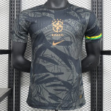 24/25 Brazil Black Face Special Edition Player Version Soccer Jersey