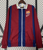 2024 BAR White Graffiti&Red Blue  Sided Windbreaker (双面风衣)