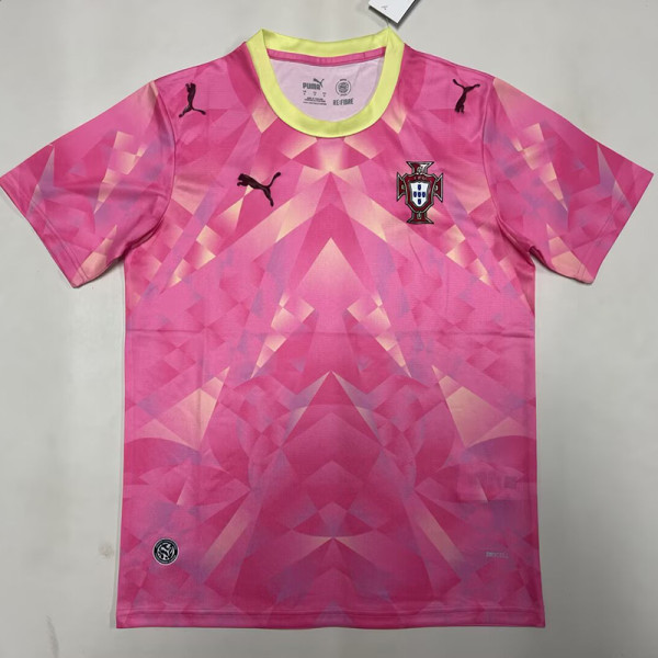 26/27 Portugal Pink Special Edition Fans Soccer Jersey