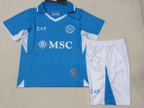 24/25 Napoli Home  Kids  Soccer Jersey