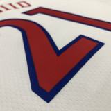 22/23 76ERS EMBIID #21 White City Edition Top Quality Hot Pressing NBA Jersey