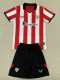 25/26  Bilbao Home  Kids  Soccer Jersey