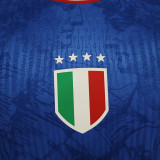 24/25 Italy  Blue Special Edition  Player Version Soccer Jersey