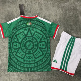 25/26 Mexico Home Kids Soccer Jersey