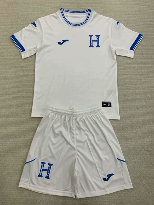 24/25  Honduras Home Kids Soccer Jersey