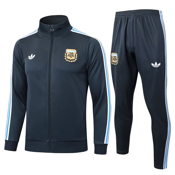 25/26 Argentina DStone Blue  Retro Edition  Jacket Tracksuit#A2535