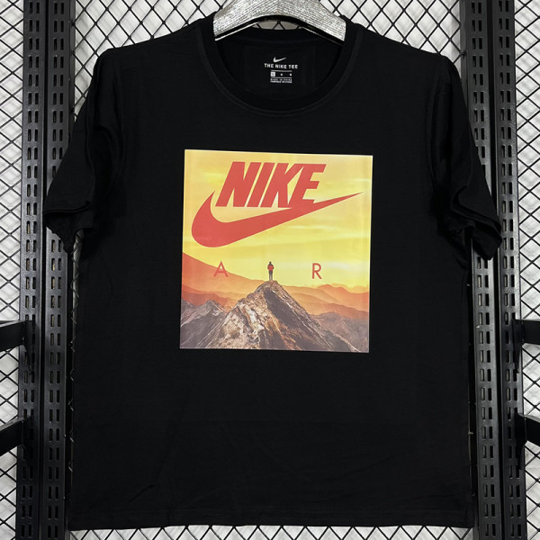 2025 T257 Mountaini NK Black  Pure Cotton  Blue T-shirt