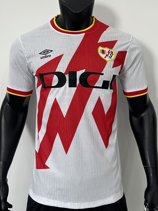 25/26  Rayo Vallecano Home  Player Version Soccer Jersey