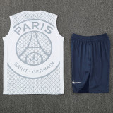 25/26 PSG Grid Tower White Training Short Suit