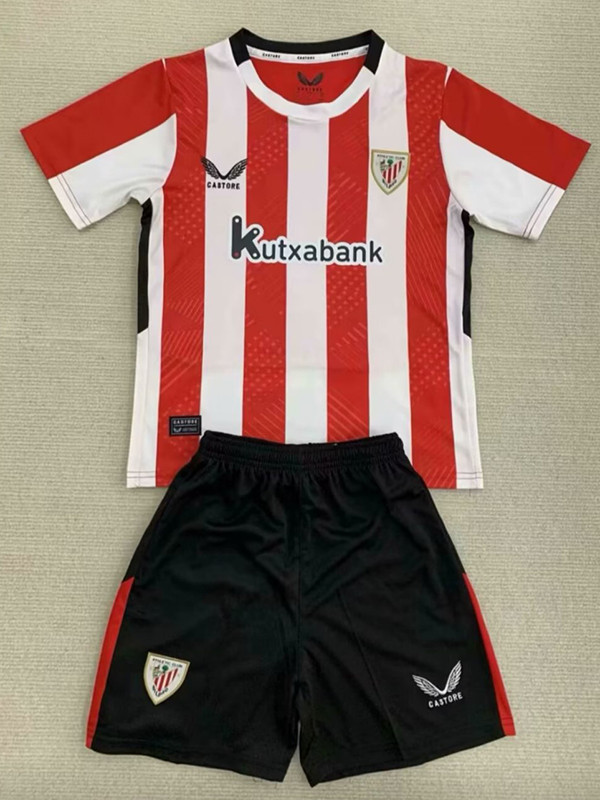 24/25 Bilbao Home Kids Soccer Jersey