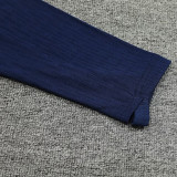 24/25 PSG Sapphire Blue Inkjet  Kids Half Pull Tracksuit  (童装、半拉链)