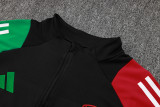 24/25 ARS Black& Green Half Pull Tracksuit  (半拉链)