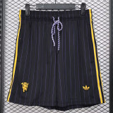 25/26 Man Utd Black Casual Player Version Shorts Pants