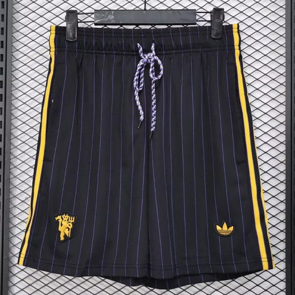 25/26 Man Utd Black Casual Player Version Shorts Pants
