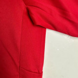 2011/2012 RMA Away Red Long Sleeve Retro Soccer Jersey (长袖)