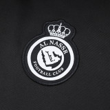 24/25  AL-Nassr black Jacket Tracksuit #A717