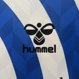 24/25 Málaga CF  Blue Strip Special Edition Fans Soccer Jersey