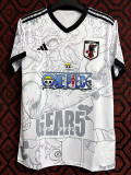 24/25 Japan White Grey One Piece Fans Soccer Jersey