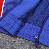 24/25  Lyon Royal Blue Retro Sports suit