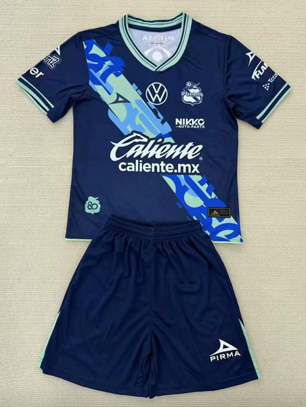 24/25 Puebla Away Kids Soccer Jersey