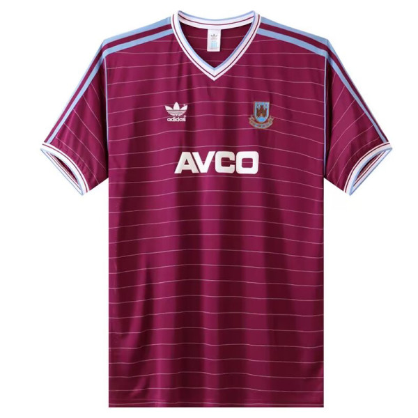 1986 West Ha Home Retro Soccer Jersey
