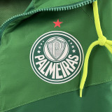 2024 Palmeiras Green  one sided hooded  Windbreaker （单面带帽风衣）