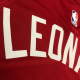 22/23 Raptors LEONARD #2 Red Top Quality Hot Pressing NBA Jersey