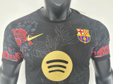 25/26 BAR Black Rose  Edition  Player Version Soccer Jersey