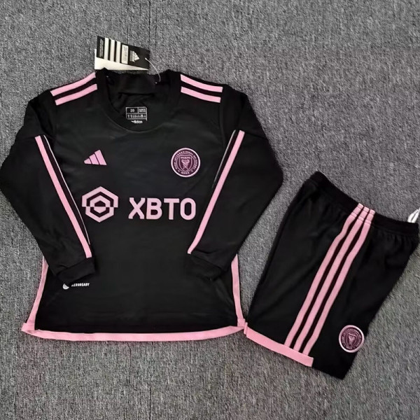 24/25 Inter Miami Away Kids Long Sleeve Soccer Jersey (童装长袖)