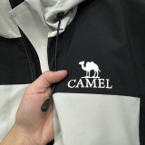 24/25 F705 CAMEL Black &White Single Layer Hooded Windbreaker (连帽）