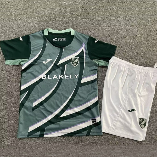 25/26 Norwich Away Kids Soccer Jersey