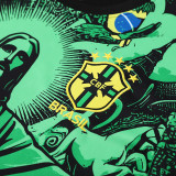 25/26 Brazil Jesus Statue Green Training Short Suit