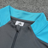 24/25 Argentina Grey Half Pull Tracksuit (半拉链)